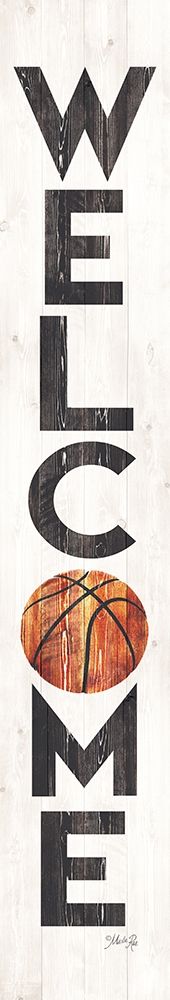 Welcome Basketball art print by Marla Rae for $57.95 CAD