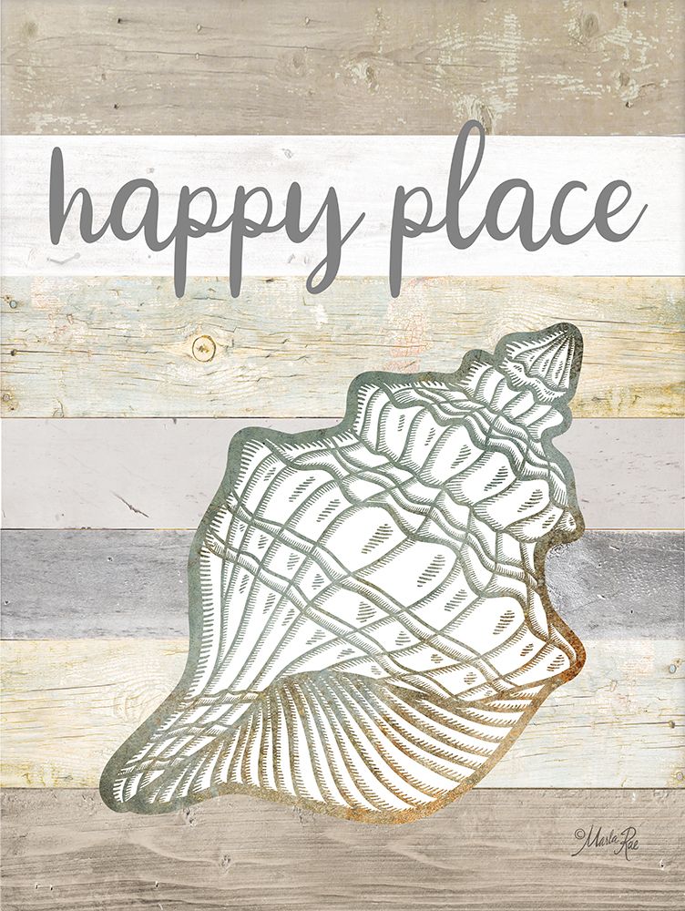Happy Place Shell art print by Marla Rae for $57.95 CAD