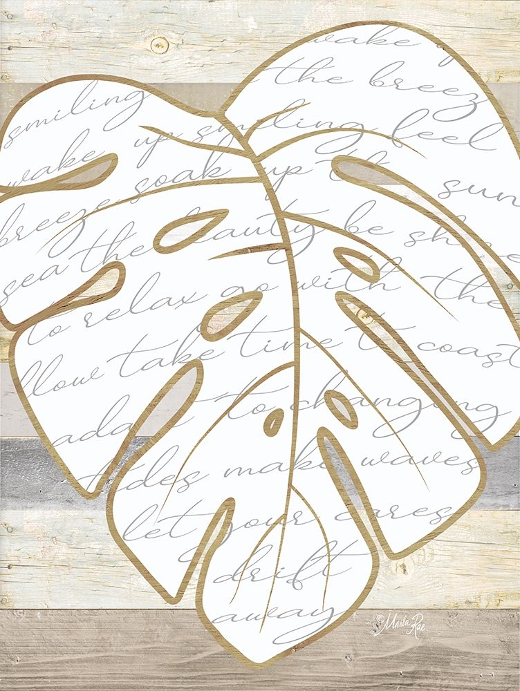 Coastal Leaf I art print by Marla Rae for $57.95 CAD