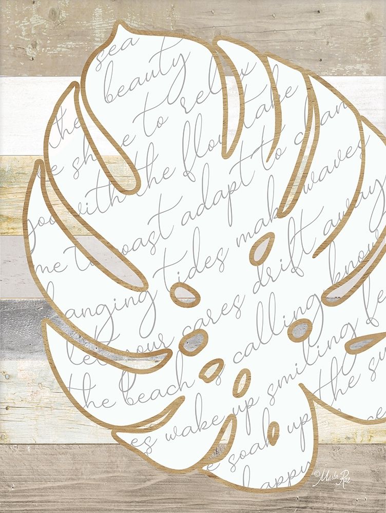 Coastal Leaf II art print by Marla Rae for $57.95 CAD