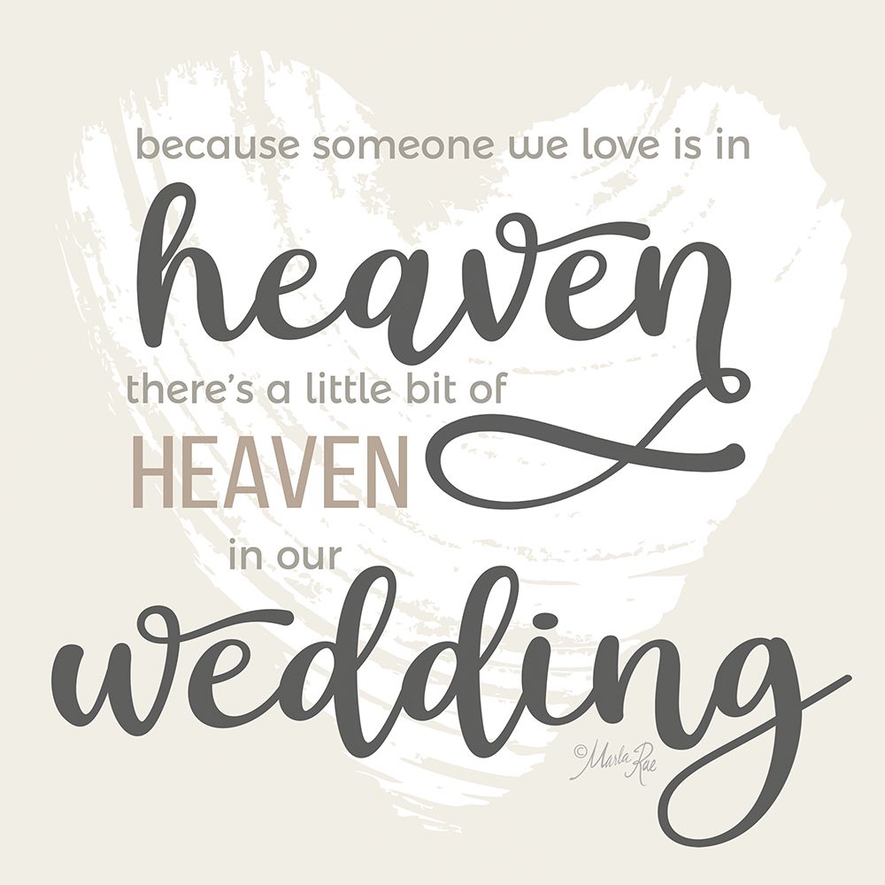 Heaven in Our Wedding art print by Marla Rae for $57.95 CAD