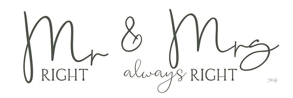 Mr. And Mrs. Right art print by Marla Rae for $57.95 CAD