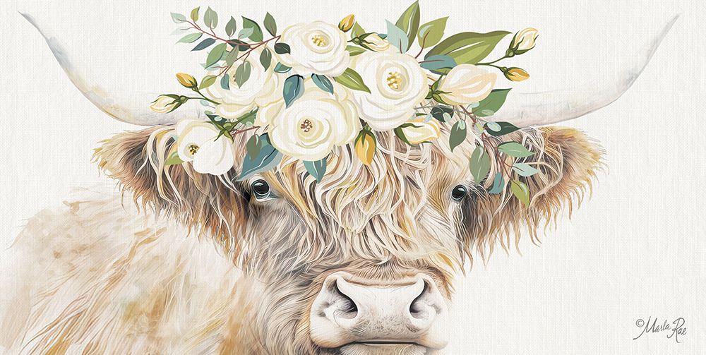 Floral Crown Highland I art print by Marla Rae for $57.95 CAD