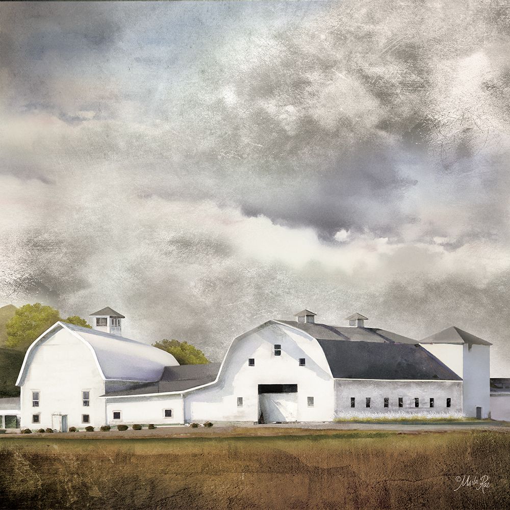 Stormy Barn Living art print by Marla Rae for $57.95 CAD