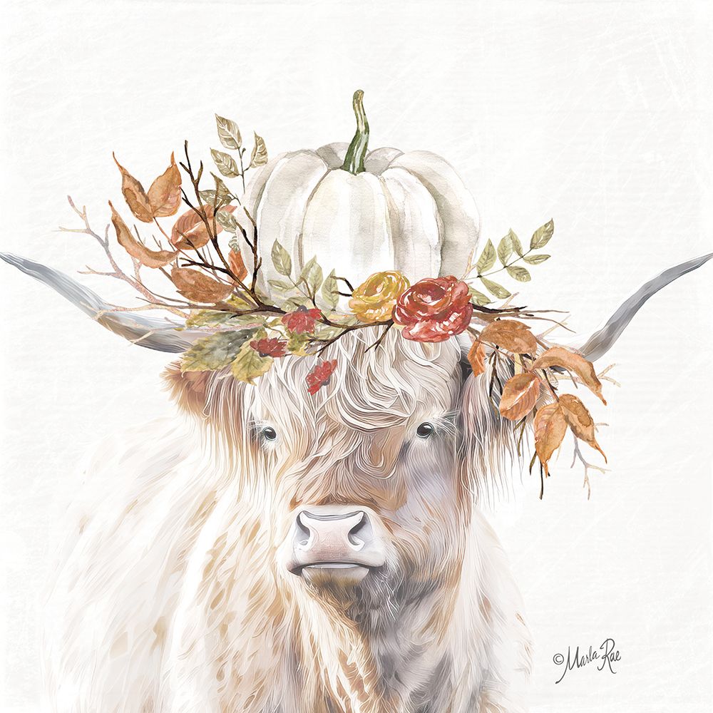 Harvest Highland art print by Marla Rae for $57.95 CAD