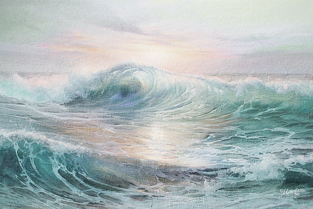 Majestic Waves I art print by Marla Rae for $57.95 CAD