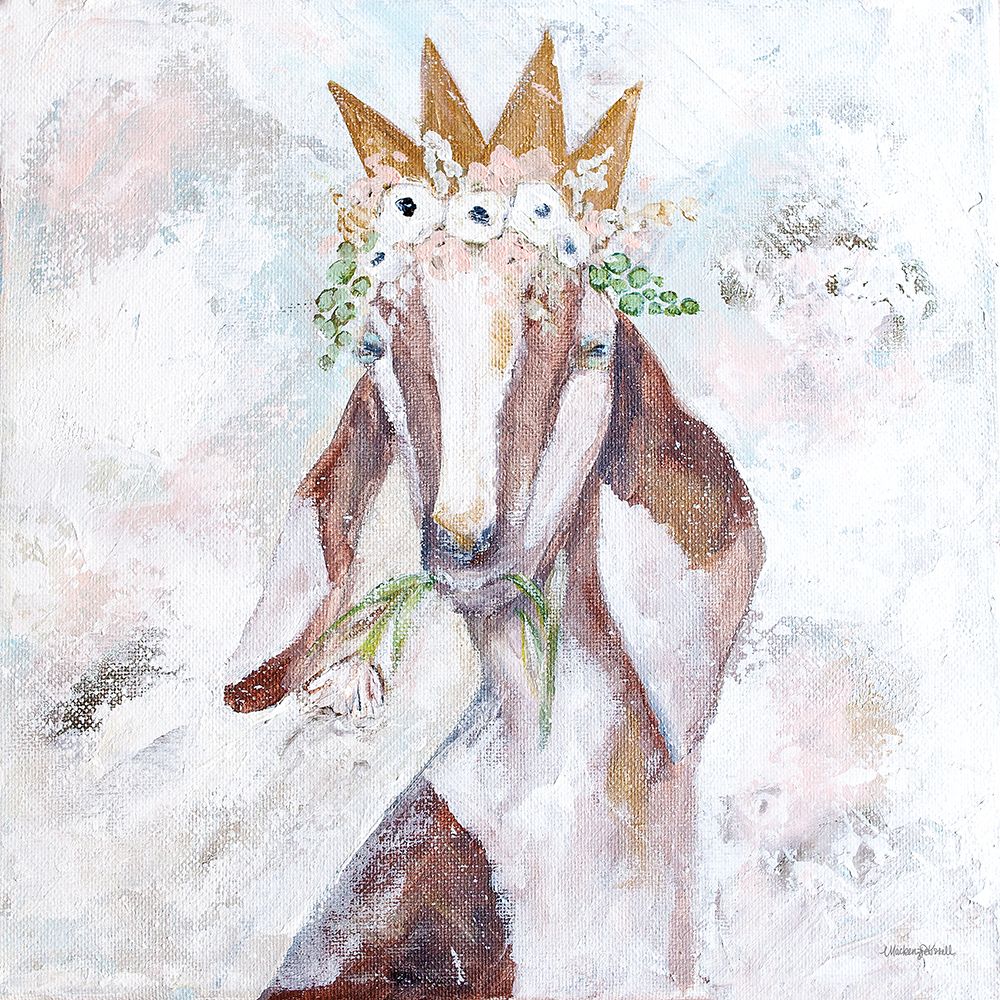 Princess Goat art print by Mackenzie Kissell for $57.95 CAD