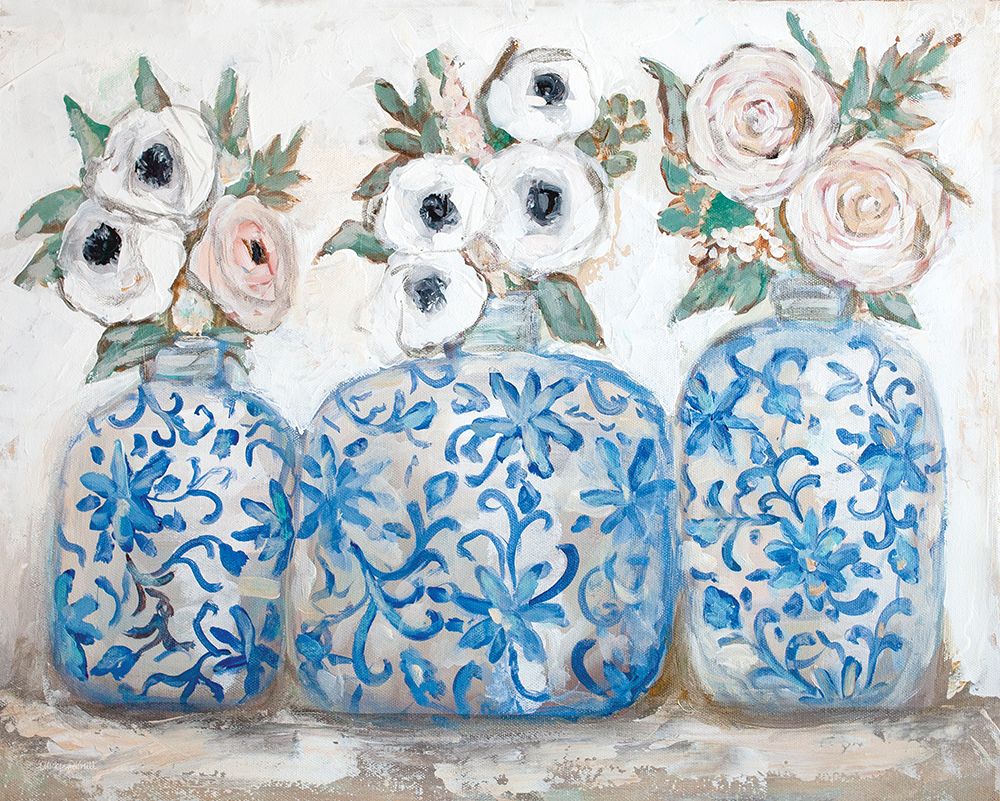 Floral Trio art print by Mackenzie Kissell for $57.95 CAD