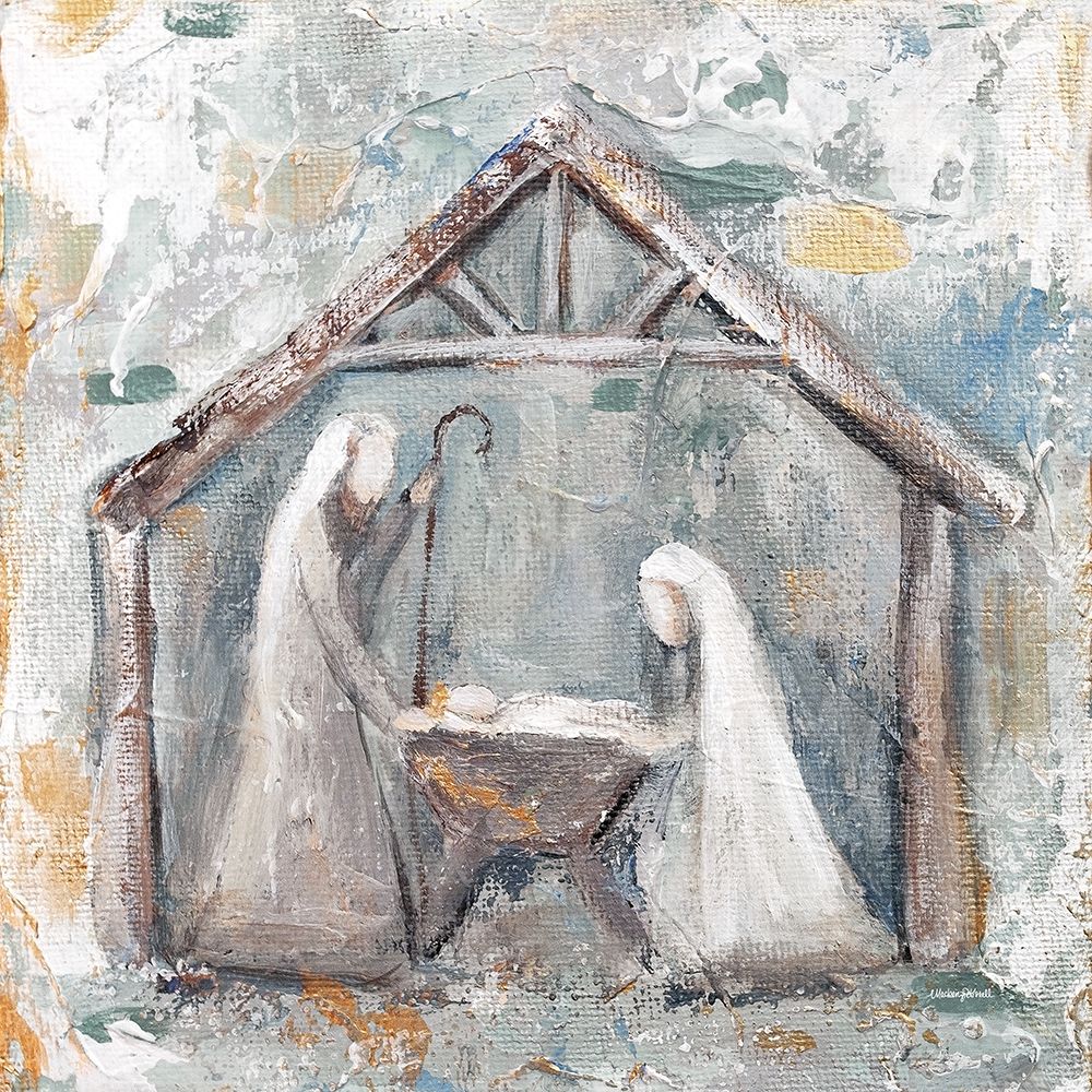 Nativity art print by Mackenzie Kissell for $57.95 CAD