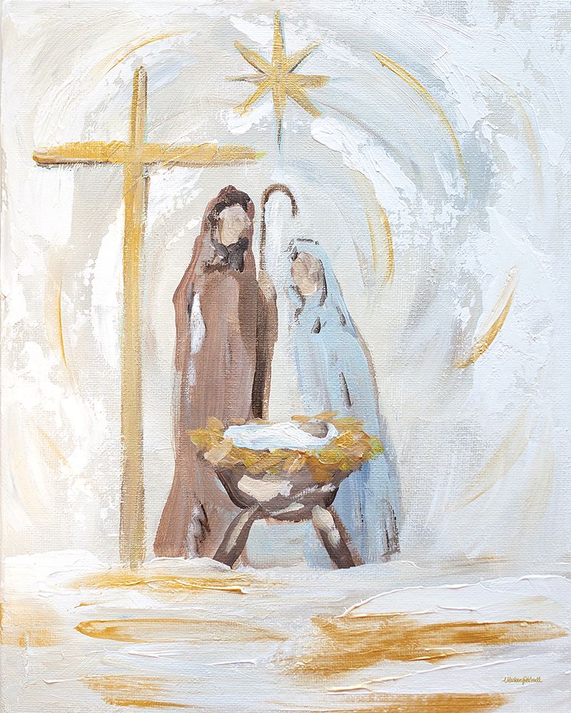Subtle Nativity art print by Mackenzie Kissell for $57.95 CAD