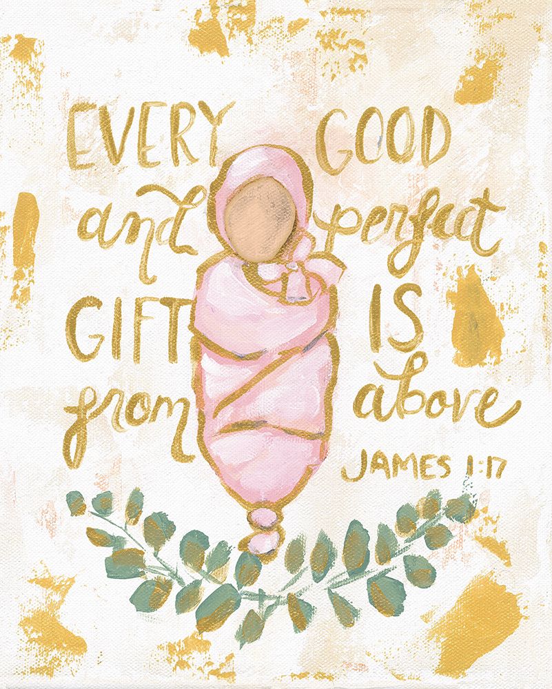 Every Good and Perfect Gift - Girl art print by Mackenzie Kissell for $57.95 CAD