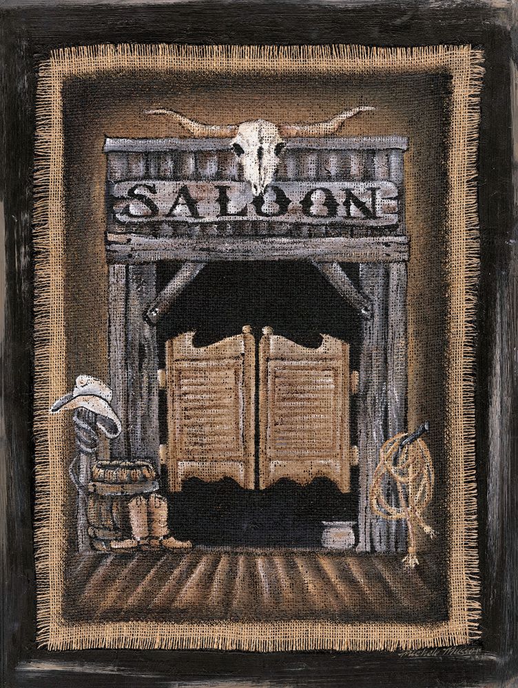 Saloon art print by Michele Musser for $57.95 CAD