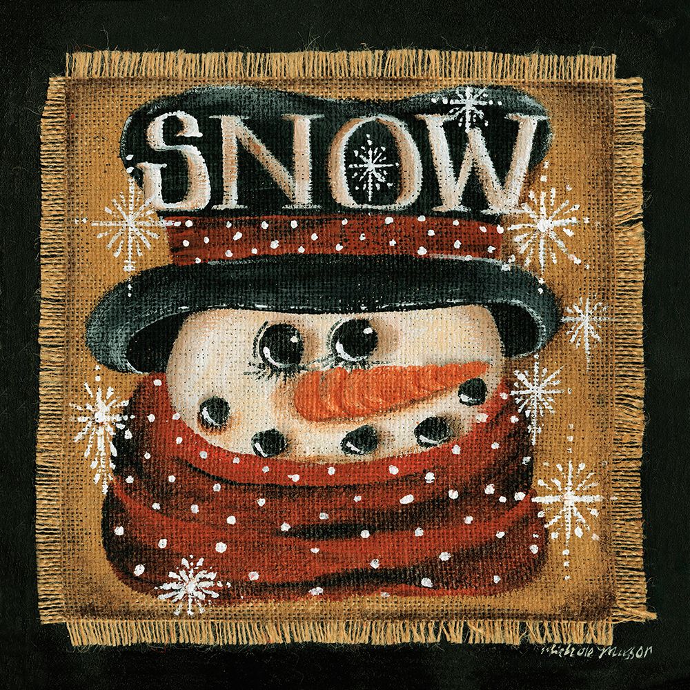 Snow art print by Michele Musser for $57.95 CAD