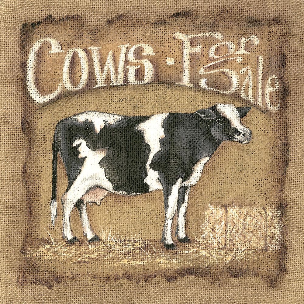 Cows for Sale art print by Michele Musser for $57.95 CAD