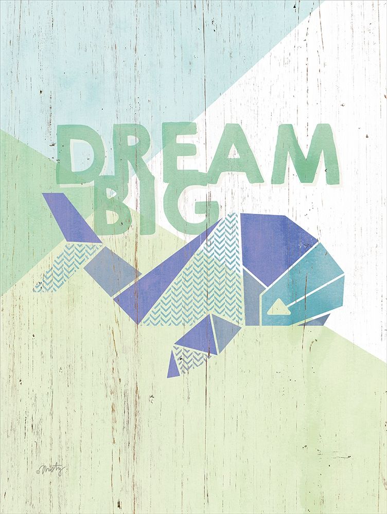 Dream Big Whale art print by Misty Michelle for $57.95 CAD