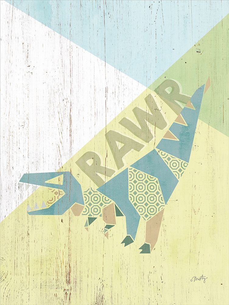 Rawr Dinosaur art print by Misty Michelle for $57.95 CAD