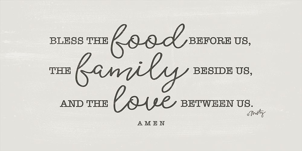 Bless the Food Before Us art print by Misty Michelle for $57.95 CAD