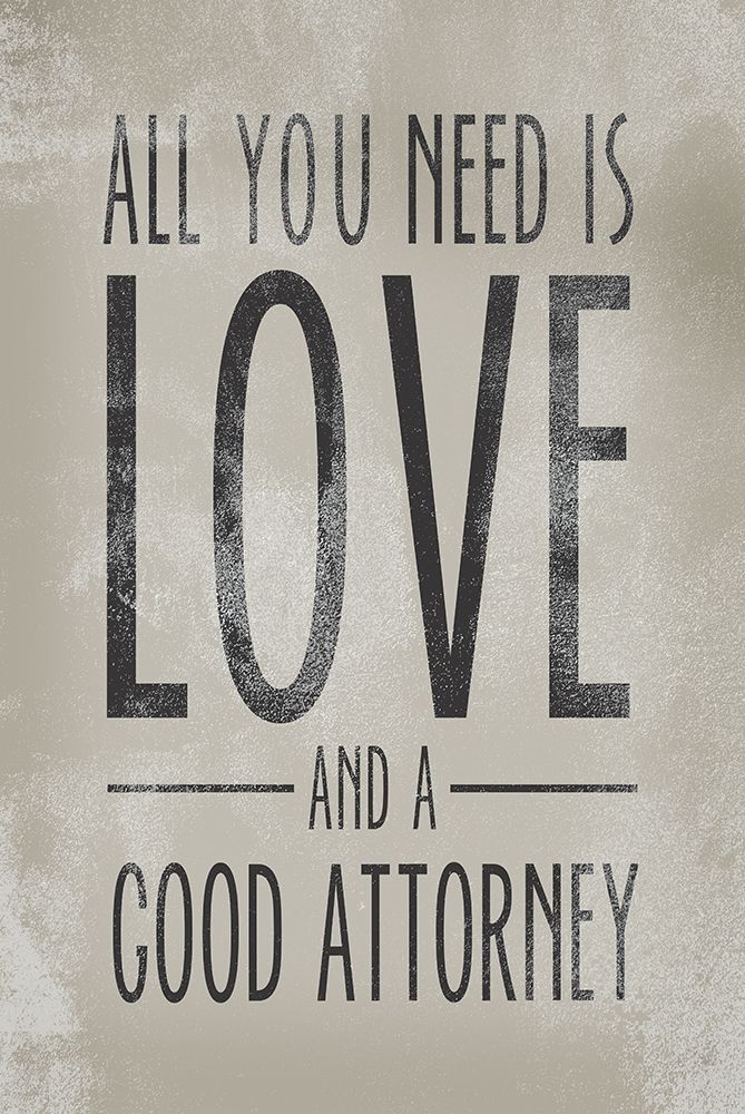 Love and a Good Attorney art print by Misty Michelle for $57.95 CAD