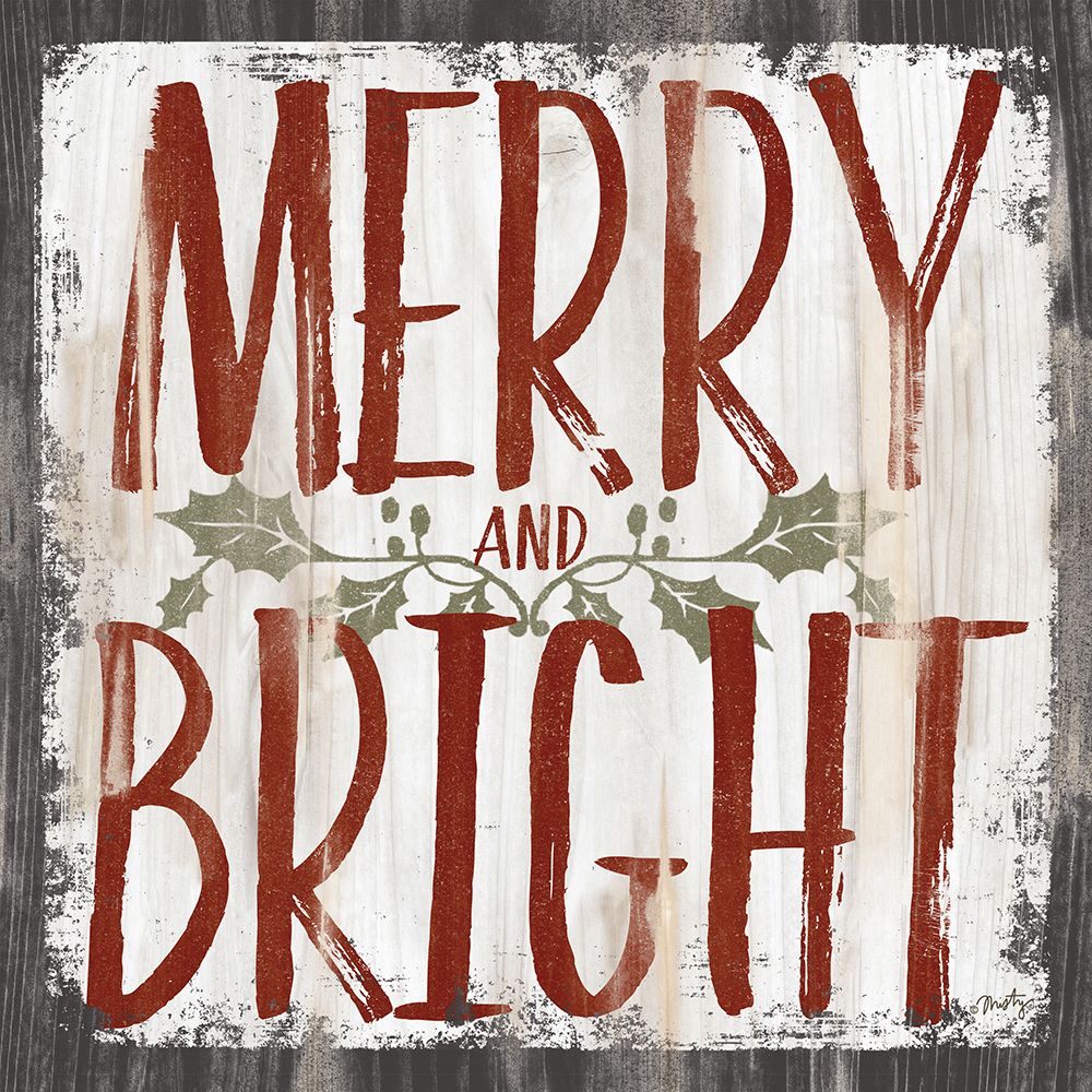 Merry and Bright art print by Misty Michelle for $57.95 CAD
