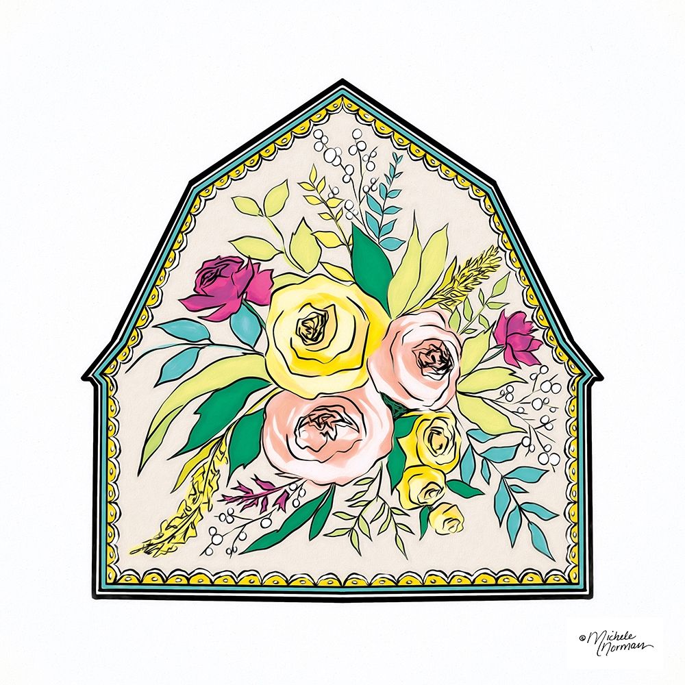 Floral Barn art print by Michele Norman for $57.95 CAD