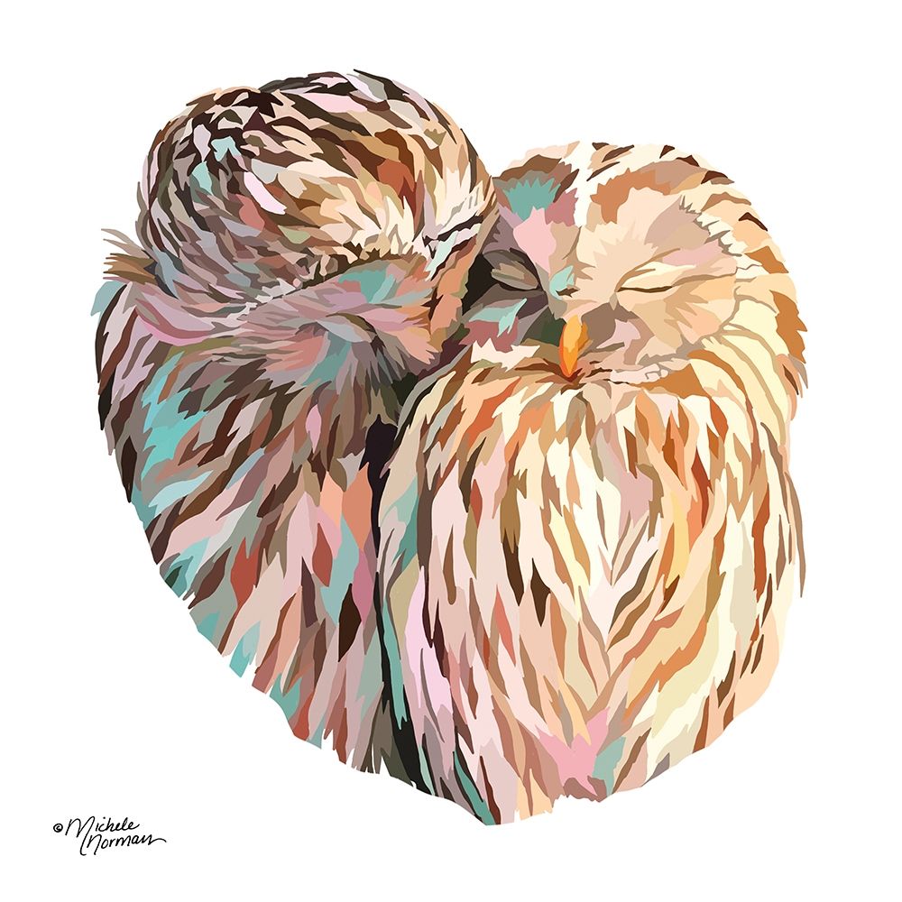 Owls art print by Michele Norman for $57.95 CAD