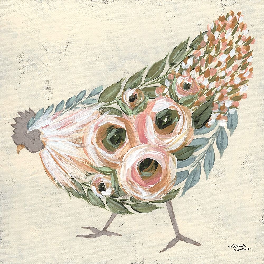 Astrid the Hen art print by Michele Norman for $57.95 CAD