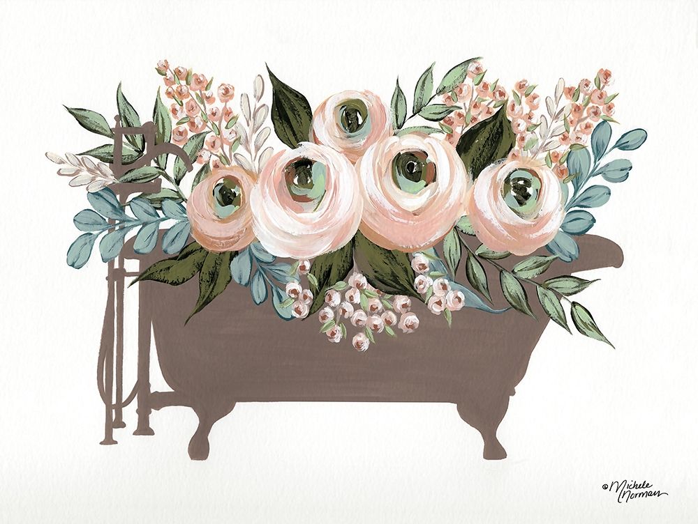 Bathed in Flowers art print by Michele Norman for $57.95 CAD