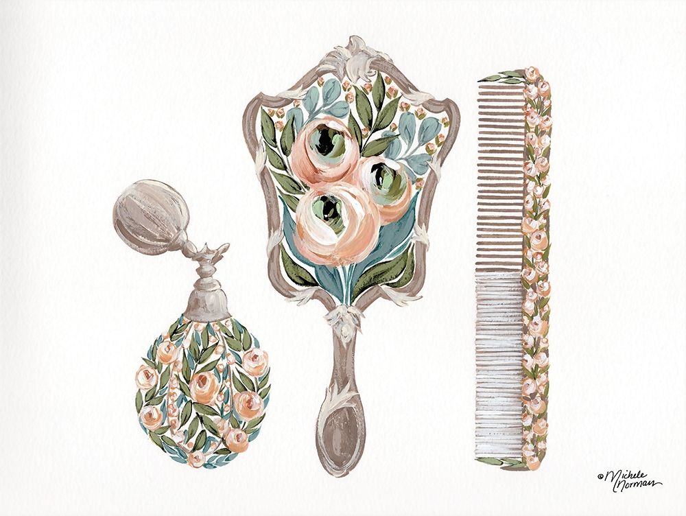 Vanity Set art print by Michele Norman for $57.95 CAD