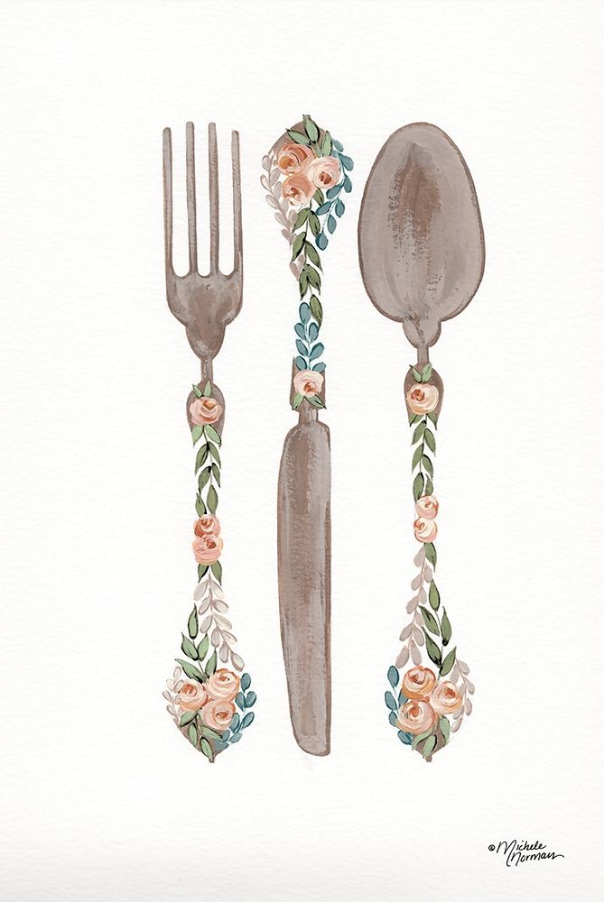 Floral Flatwear art print by Michele Norman for $57.95 CAD