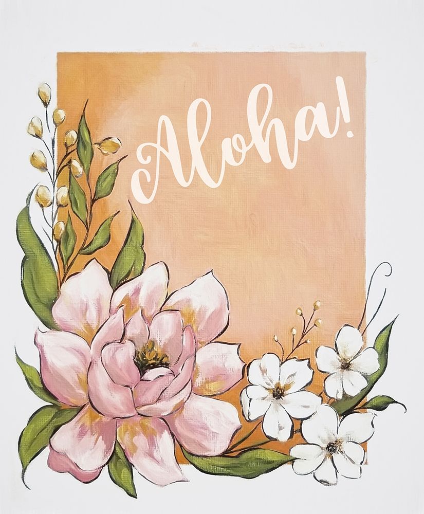 Aloha art print by Michele Norman for $57.95 CAD