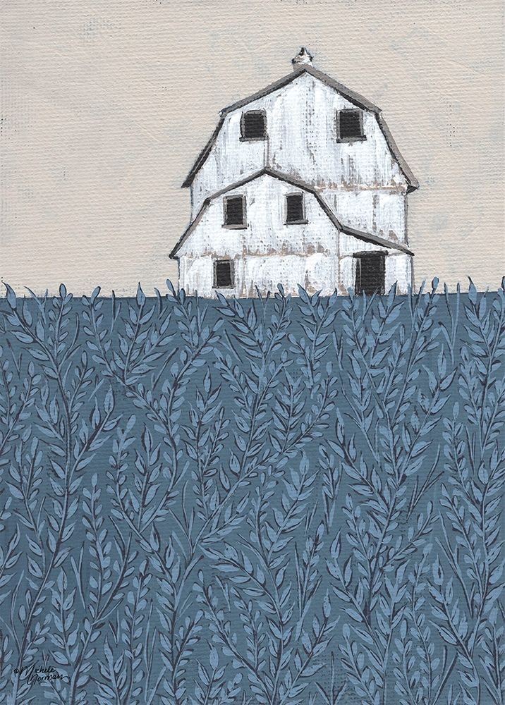 Fields of Blue art print by Michele Norman for $57.95 CAD