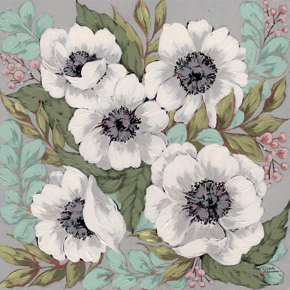 Anemone Garden art print by Michele Norman for $57.95 CAD