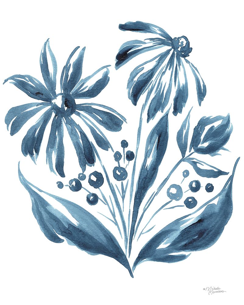 Blue Daisy #2 art print by Michele Norman for $57.95 CAD