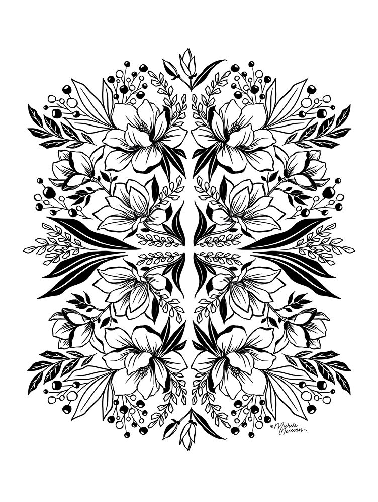 Magnolia Medley art print by Michele Norman for $57.95 CAD