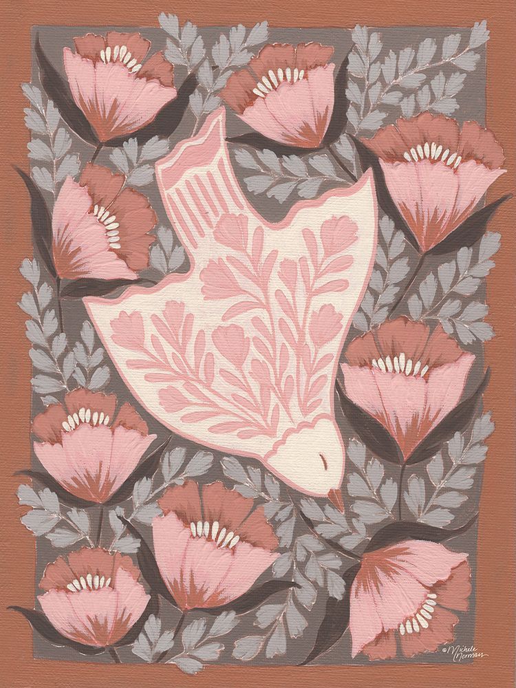 Floral Flight art print by Michele Norman for $57.95 CAD