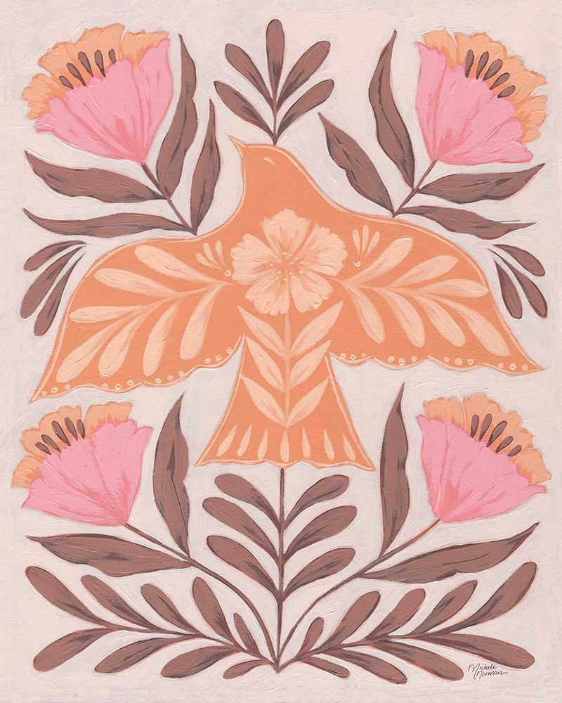 Floral Flight art print by Michele Norman for $57.95 CAD