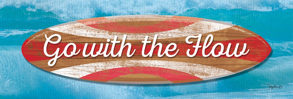 Go With the Flow art print by Mollie B. for $57.95 CAD