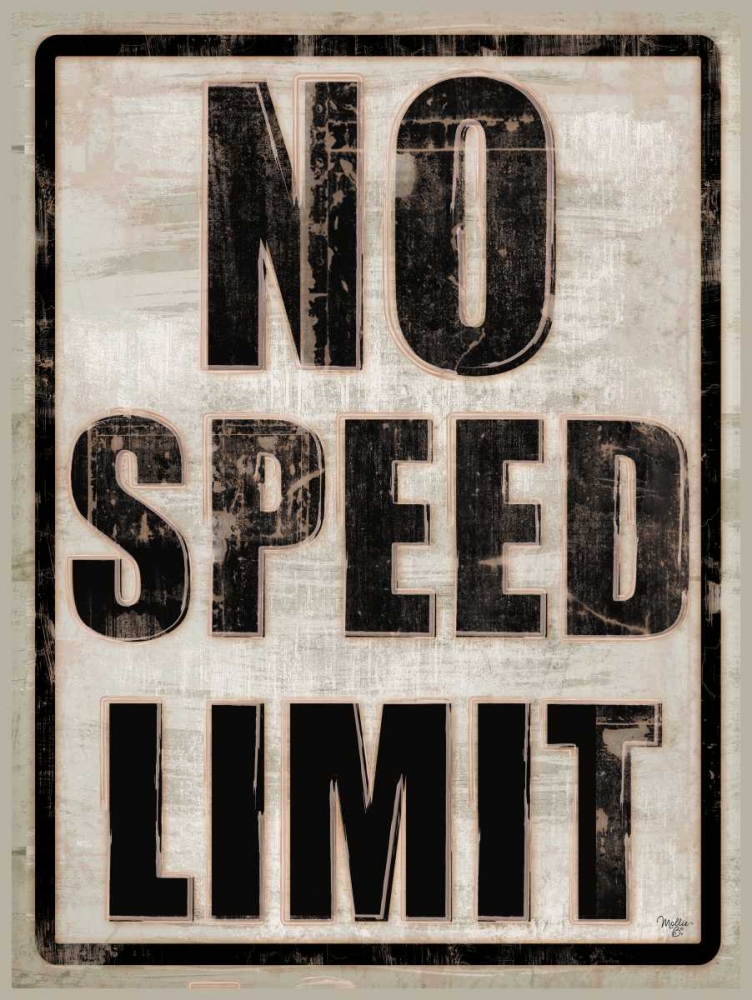 No Speed Limit art print by Mollie B. for $57.95 CAD