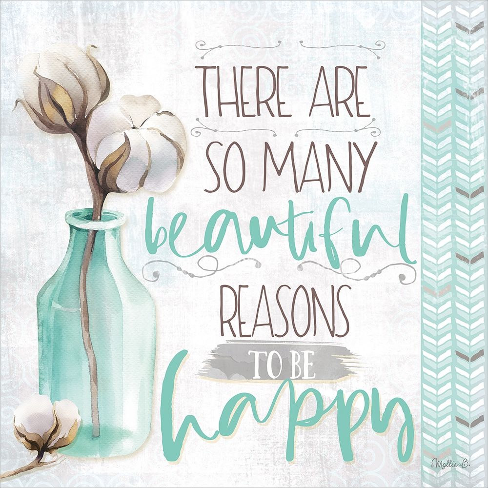 Be Happy art print by Mollie B. for $57.95 CAD