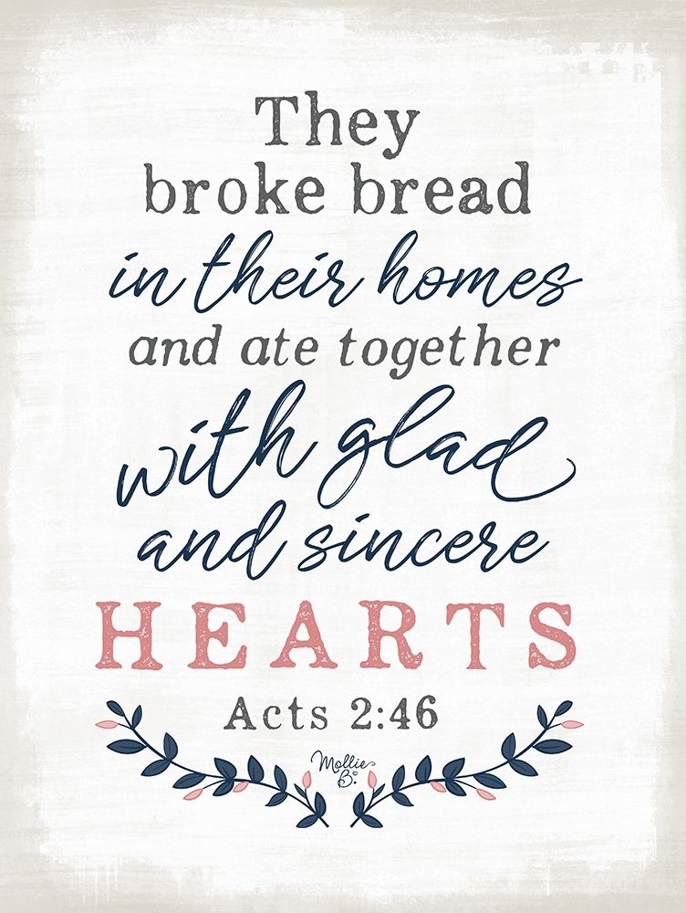 Glad and Sincere Hearts art print by Mollie B. for $57.95 CAD
