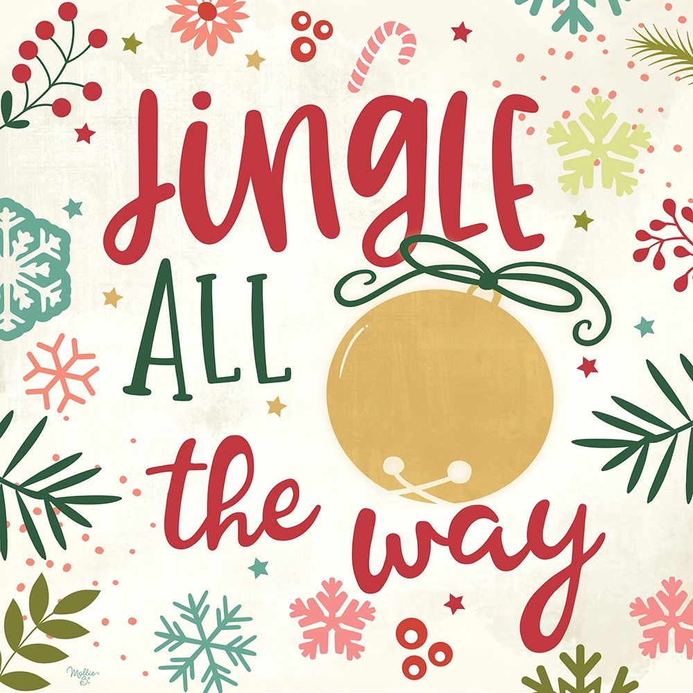 Jingle All the Way art print by Mollie B. for $57.95 CAD