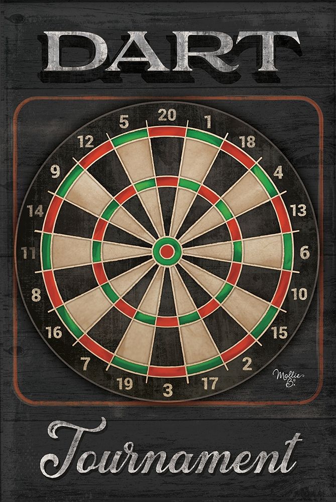 Dart Tournament art print by Mollie B. for $57.95 CAD
