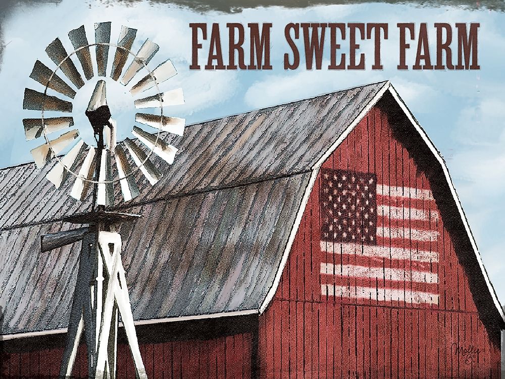 Farm Sweet Farm art print by Mollie B. for $57.95 CAD