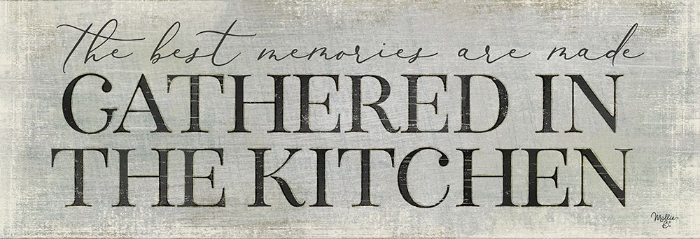Gathered in the Kitchen art print by Mollie B. for $57.95 CAD