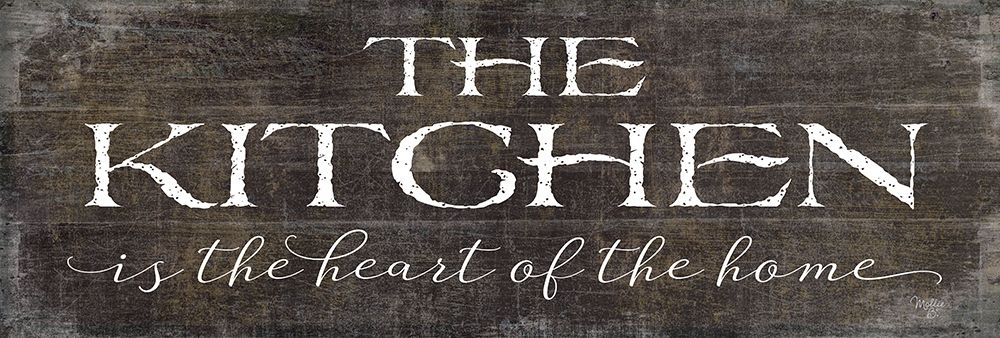 The Kitchen is the Heart of the Home art print by Mollie B. for $57.95 CAD