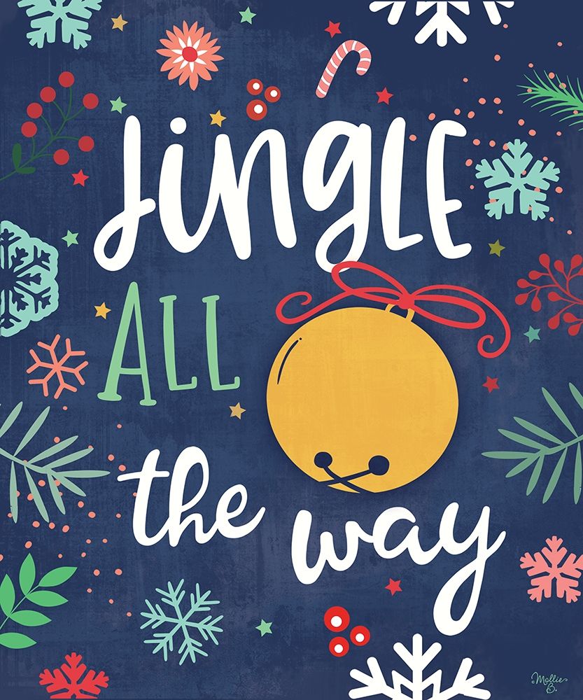 Jingle All the Way art print by Mollie B. for $57.95 CAD