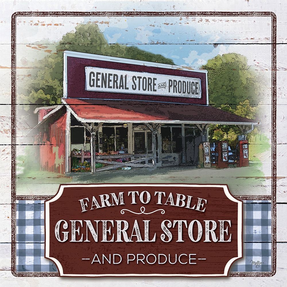 Farm to Table General Store art print by Mollie B. for $57.95 CAD