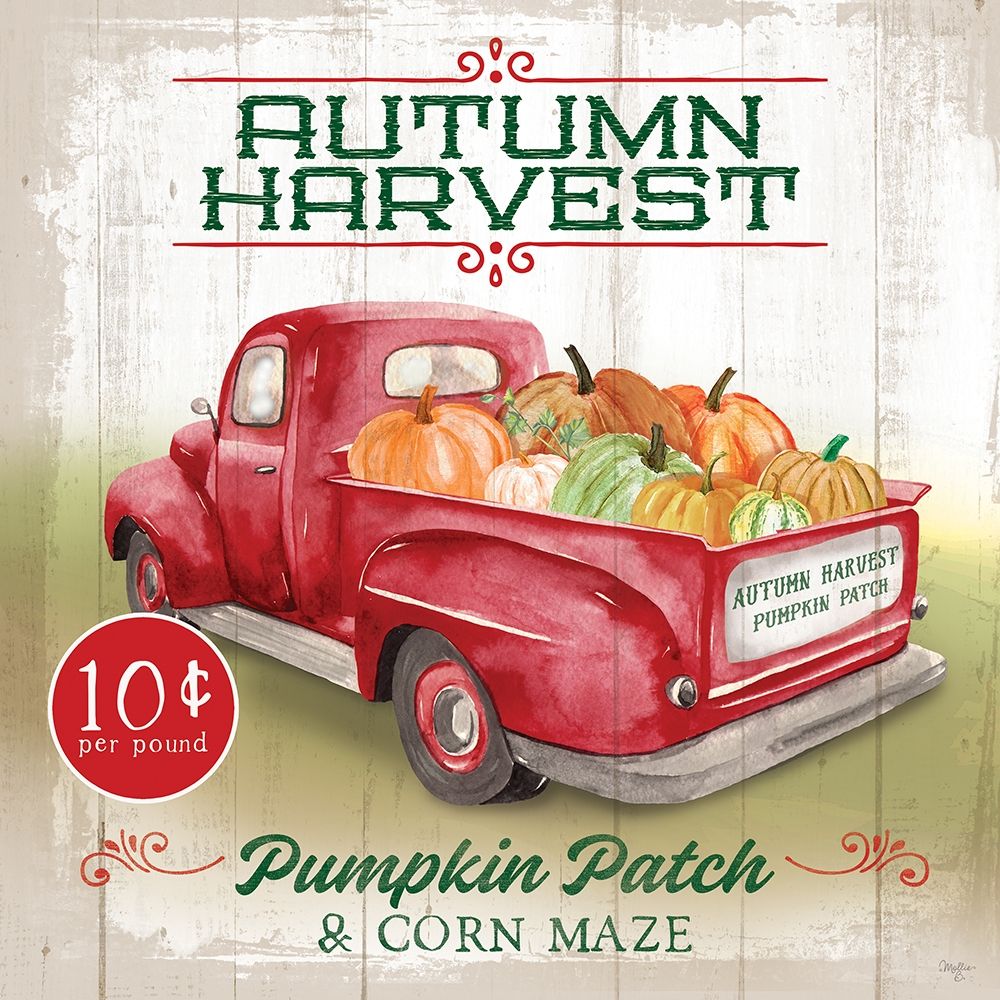 Fall Pickup art print by Mollie B. for $57.95 CAD