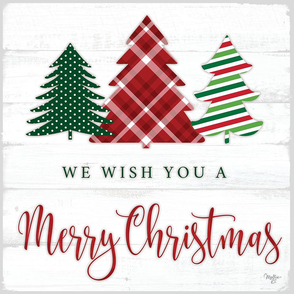 We Wish You a Merry Christmas art print by Mollie B. for $57.95 CAD