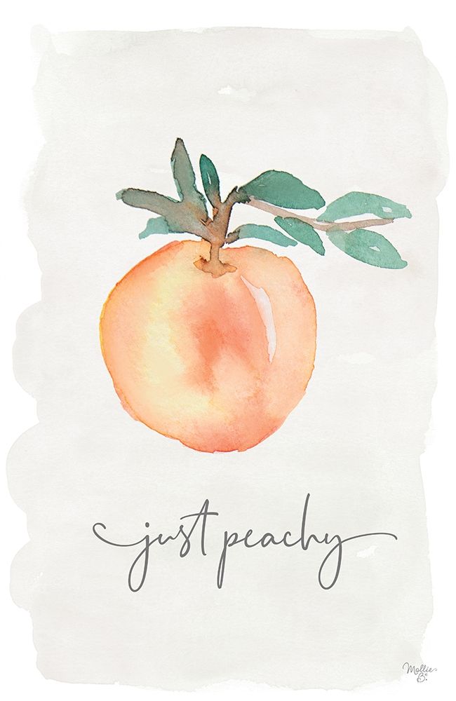 Just Peachy art print by Mollie B. for $57.95 CAD